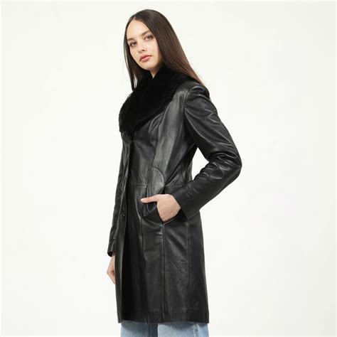 Cheap Genuine, Real Leather Woman, Female Trench Coat | Joom