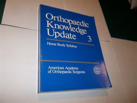 Orthopaedic Knowledge Update 3 (No. 3) by Poss, Rubert
