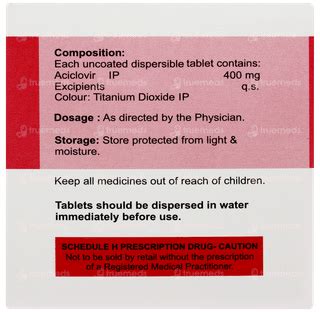 Herpiford 400 Dt Tablet 10 - Uses, Side Effects, Dosage, Price | Truemeds
