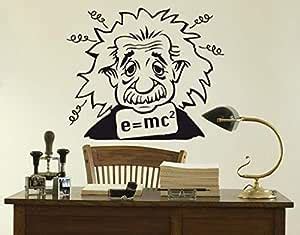 Buy KREEPO Albert Einstein Wall Sticker for Library, Study Room ...