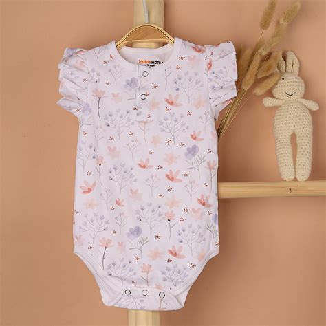 Baby Organic Cotton Onesie | Blossom – Moms Home