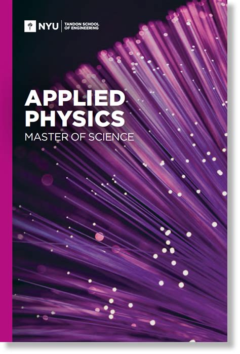 Graduate Academic Program Brochures | NYU Tandon School of Engineering