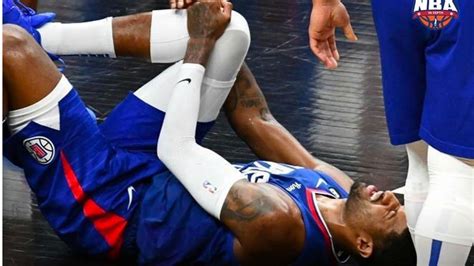 Paul George Injury Close Up