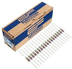 Electronic Spices 220k Ohm (?) 1 Watts Carbon Film Resistors Box of ...