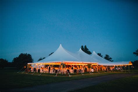Rumson Country Club Tented Reception Lighting