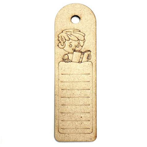 Kids MDF Bookmarks Set Of 6 – Adikala - Craft Store