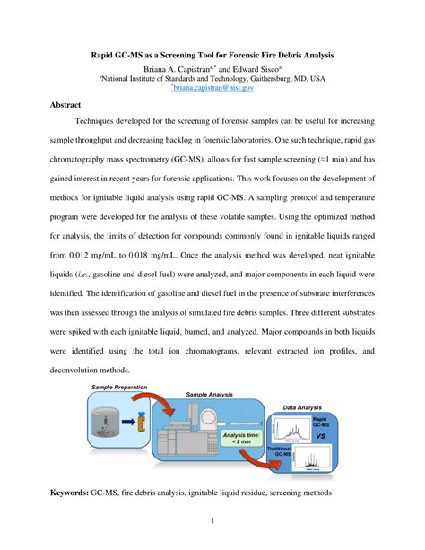 Forensic Science Using GC/MS 的图像结果