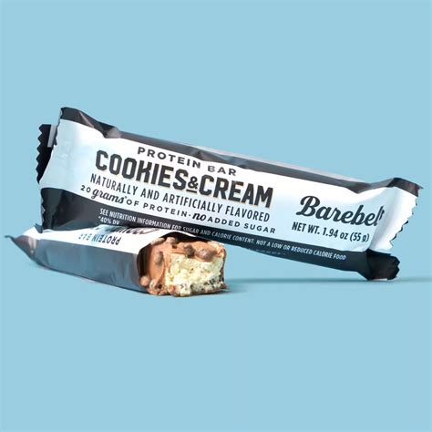 Barebells 20g Protein Bar - Cookies & Cream - Shop Granola & snack bars ...