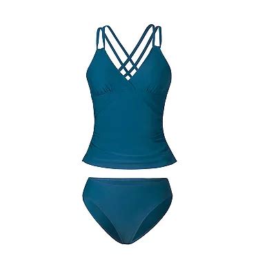 Women's Cupshe Two-Piece Tankini Swim Set
