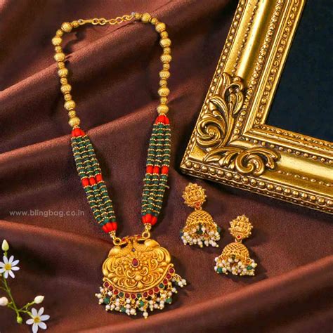 South Indian Necklace Sets – Temple, Gold Tone & Bridal Jewellery ...