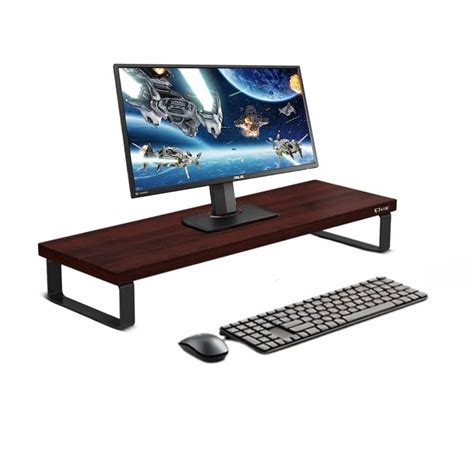 Buy flux Monitor Stand Wooden | Monitor Stand Riser | PC Stand For ...