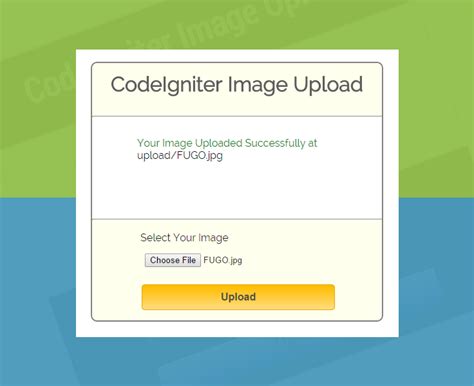 Image result for Upload Image in Database in CodeIgniter