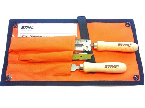 Stihl Plastic Chainsaw Chain Sharpening Filing Kit 1/4" and 3/8" Picco ...