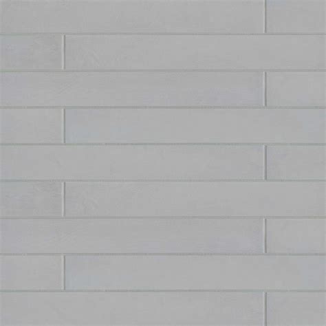 Allora 3" x 24" Matte Porcelain Tile in Solid Grey | Bedrosians Tile ...