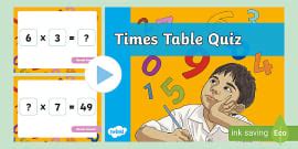 Times Table Challenge PowerPoint (teacher made) - Twinkl