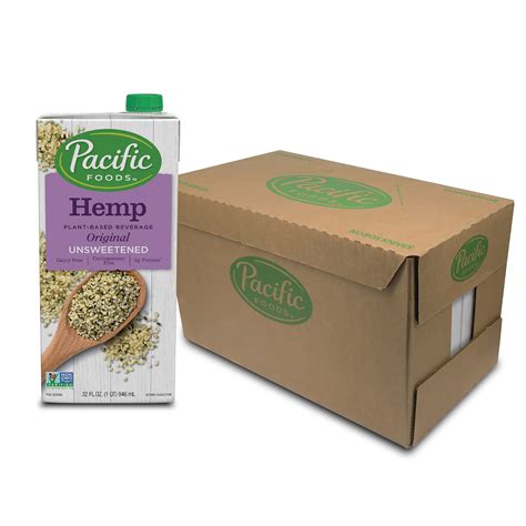 Snapklik.com : Pacific Foods Hemp Original Unsweetened Plant-Based Milk ...