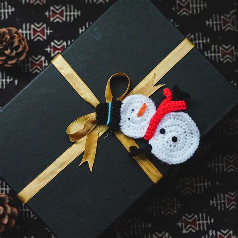 Buy Handmade Snowman Crochet Woollen Ornament For Christmas Tree ...