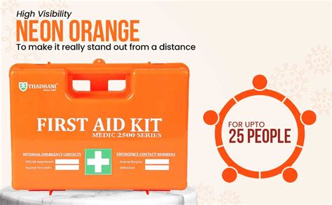Thadhani MEDIC 2500 Series First Aid Box & Kit - ANSI Type III ...