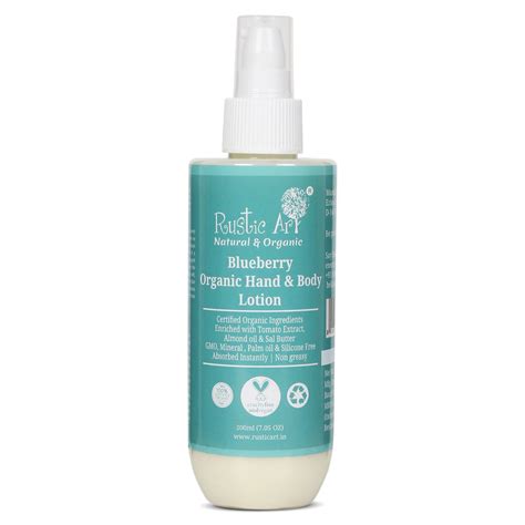 Blueberry Hand & Body Lotion (200ml) – Rustic Art