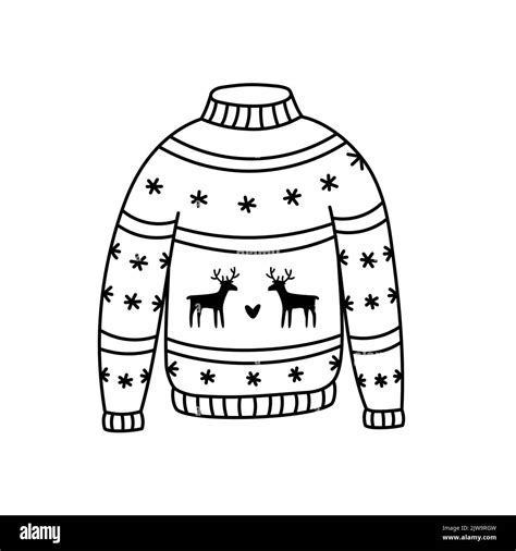 Sweater Black And White Clipart