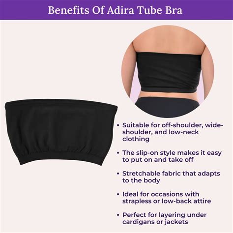Shop Non Padded Tube Top Bra For Teens At Adira Online
