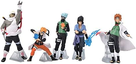 Buy AUGEN Naruto Set of 5 - B Action Figure Limited Edition for Car ...
