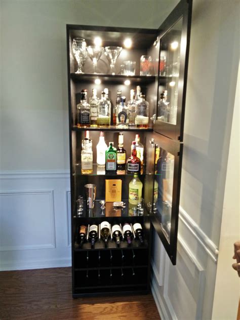 IKEA Liquor Cabinet Build | Home bar cabinet, Liquor cabinet ikea, Diy ...
