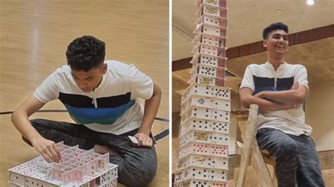 Kolkata’s Arnav Daga sets four Guinness records with deck of cards in ...
