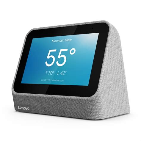 Lenovo Lenovo Smart Clock 2 – Heather Grey at Lowes.com