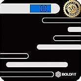 Boldfit Weight Machine for Home Digital Weighing Machine for Human Body ...