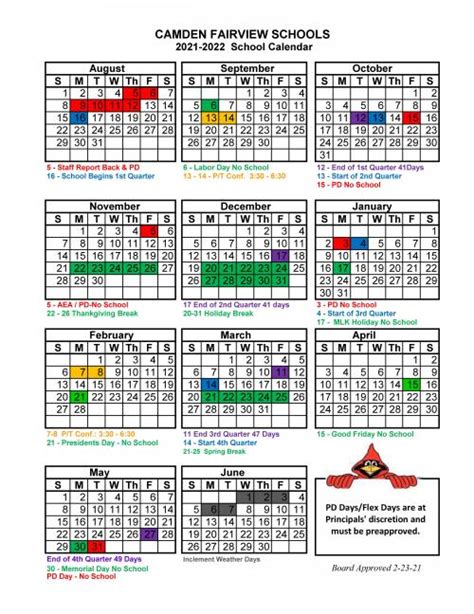 Paulding K12 Ga Us Calendar - Printable Calendars AT A GLANCE
