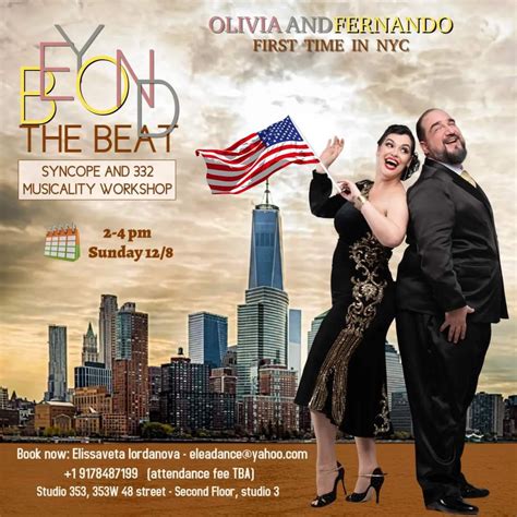 BEYOND THE BEAT - tango musicality workshop with Olivia & Fernando ...