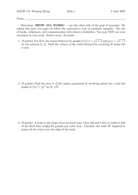 Image result for Calculus 2 Math 141 Answer Key