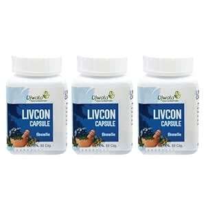Buy Livcon Capsule Pack of 3 (60 Cap) I Liver Support,Repair Fatty ...