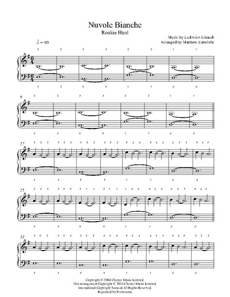 Nuvole Bianche by Ludovico Einaudi Sheet Music & Lesson | Rookie Level