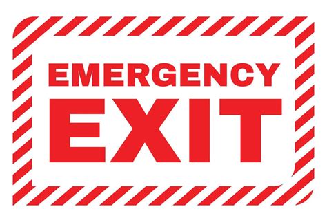 Image result for Cool Exit Sign