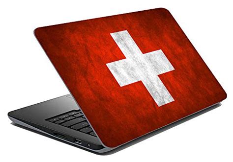 Print2door Flag of Switzerland Flags Flag 3D Laptop Skin : Amazon.in ...