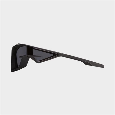 Spectra unisex futuristic cyberpunk silver sunglass - Chrome – Carbon ...