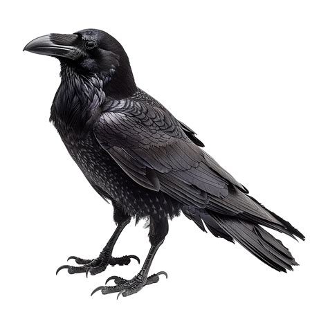 AI generated Raven isolated on transparent background 41933176 PNG