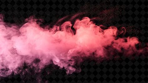 Rose dust mist effect with soft mist and rose color glowing magic neon ...