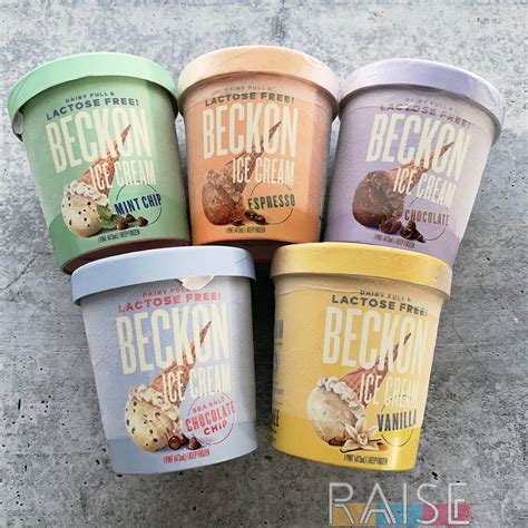 Beckon Ice Cream Lactose Free Product Review - RAISE