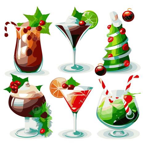 Christmas Drinks Clip Art