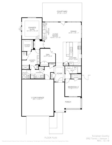 Torino Floor Plan | Epcon Communities