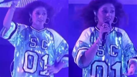 'Show Ruk Jayega': Sunidhi Chauhan HIT With Bottle During Dehradun ...