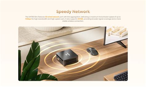 MINISFORUM UM760 Plus AMD Ryzen 5 7640HS 16GB DDR5 1TB SSD Mini PC