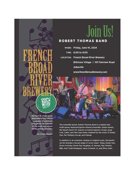 Robert Thomas Band - French Broad River Brewery
