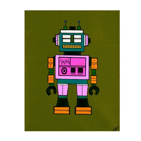 Image result for Colorful Robot Canvas