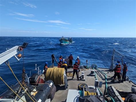 Indian Naval Ship Khanjar brings back 36 stranded Indian fishermen