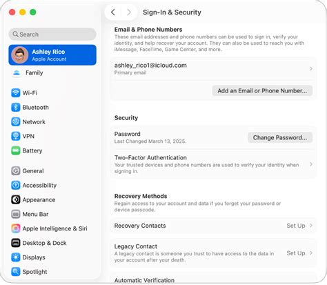 Apple Account on Mac - Apple പിന്തുണ (IN)