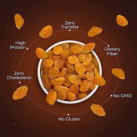 Organic Purify Premium Seedless Green Raisins Value Pack Pouch, 2 Kg ...